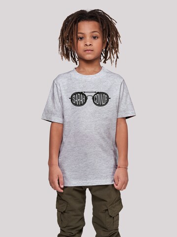 T-Shirt 'Terminator 2 Goggle Sunglasses Sarah Connor' F4NT4STIC en gris : devant