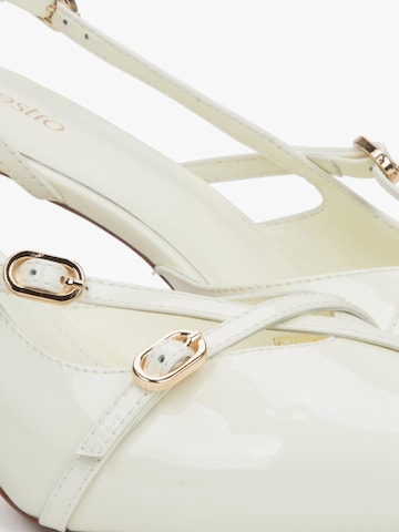 Estro Slingback pumps '2408-9' i beige