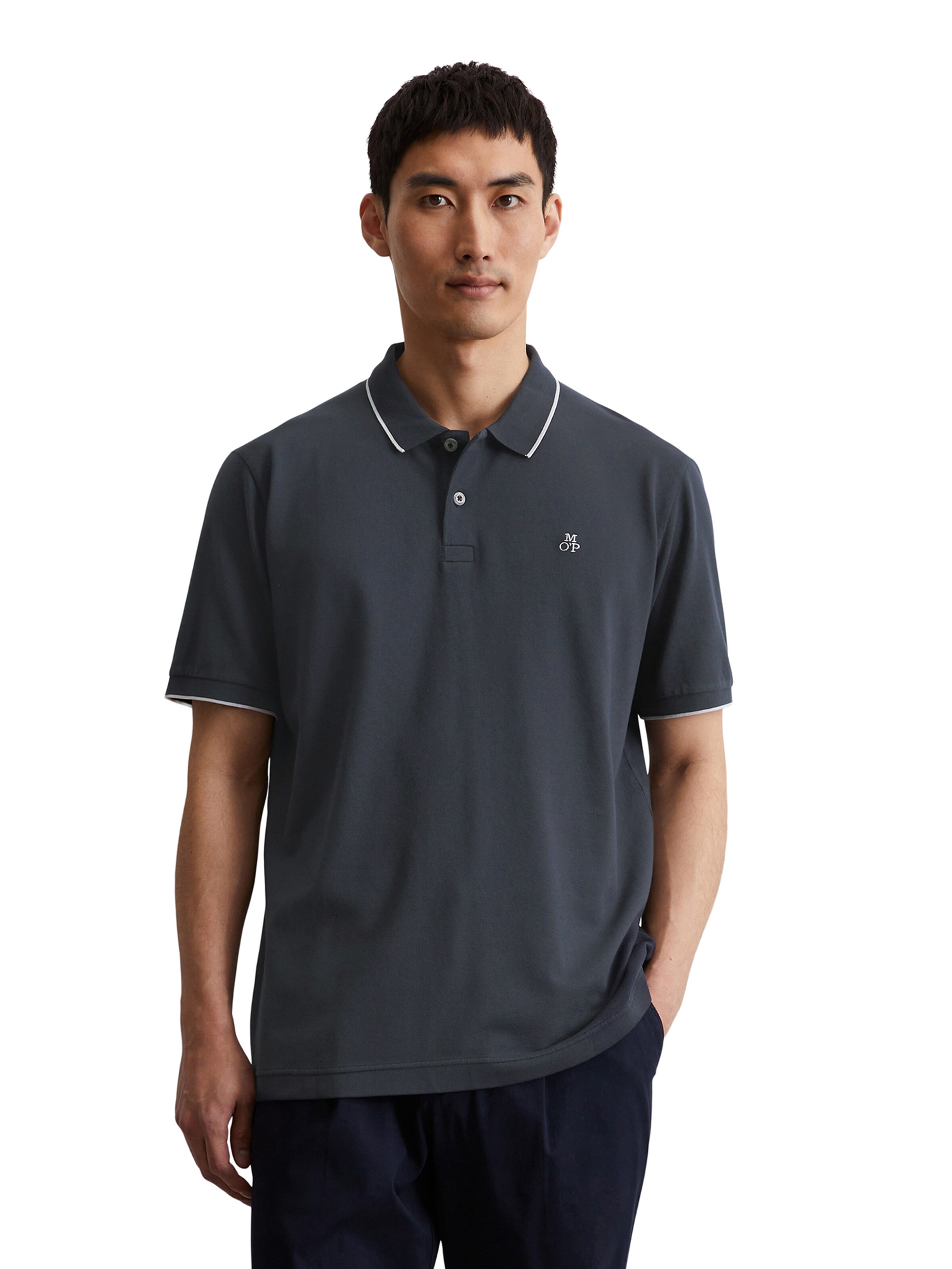 Marc O'Polo Μπλουζάκι σε μπλε: μπροστά