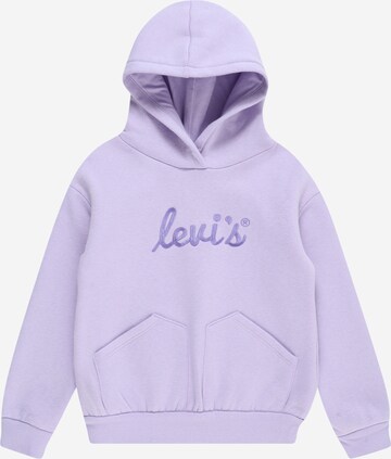 Levi's Kids Sweatshirt in Lila: voorkant