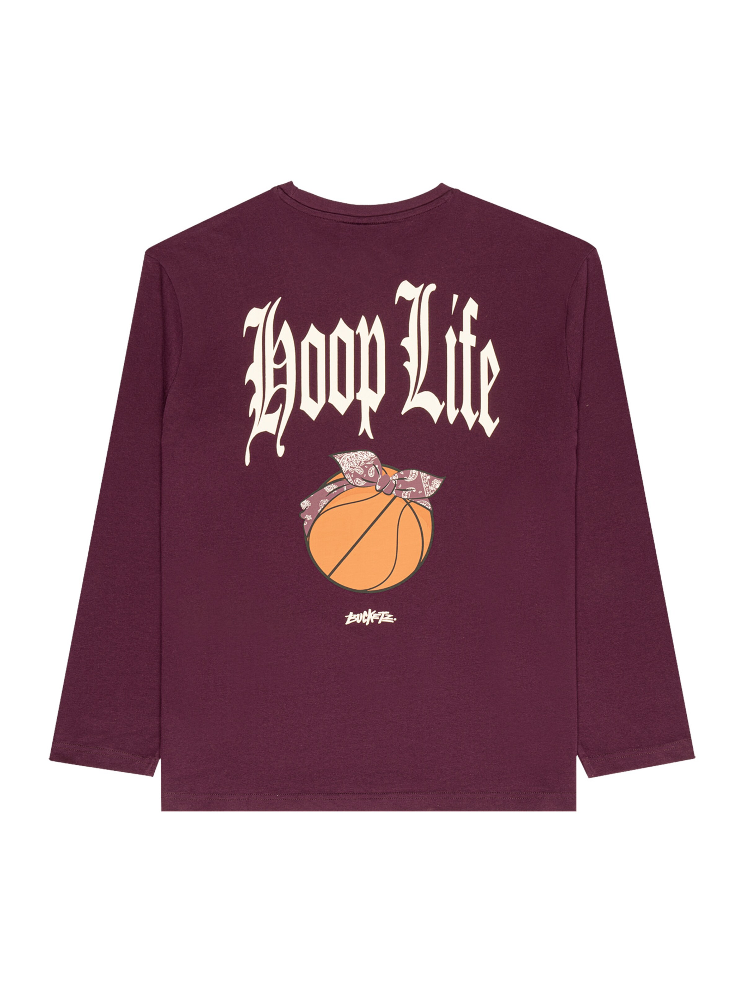 Bucketz Shirt 'Hoop Life' in Red