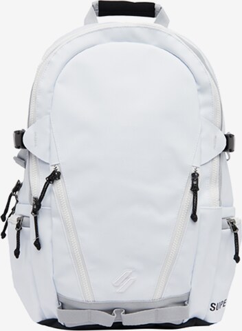 Superdry Backpack 'Code Tarp' in White: front