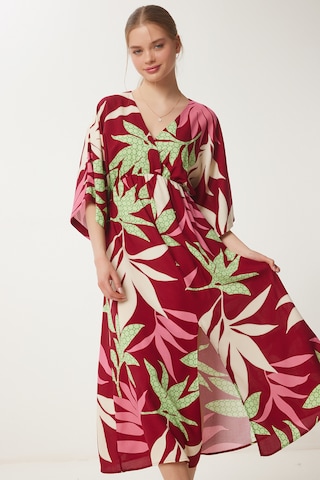 Happiness İstanbul Letnia sukienka w kolorze czerwony