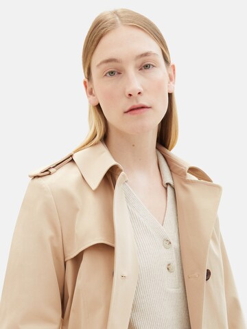 Manteau mi-saison TOM TAILOR en beige