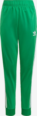 ADIDAS ORIGINALS Tapered Pants 'Adicolor Sst' in Green: front