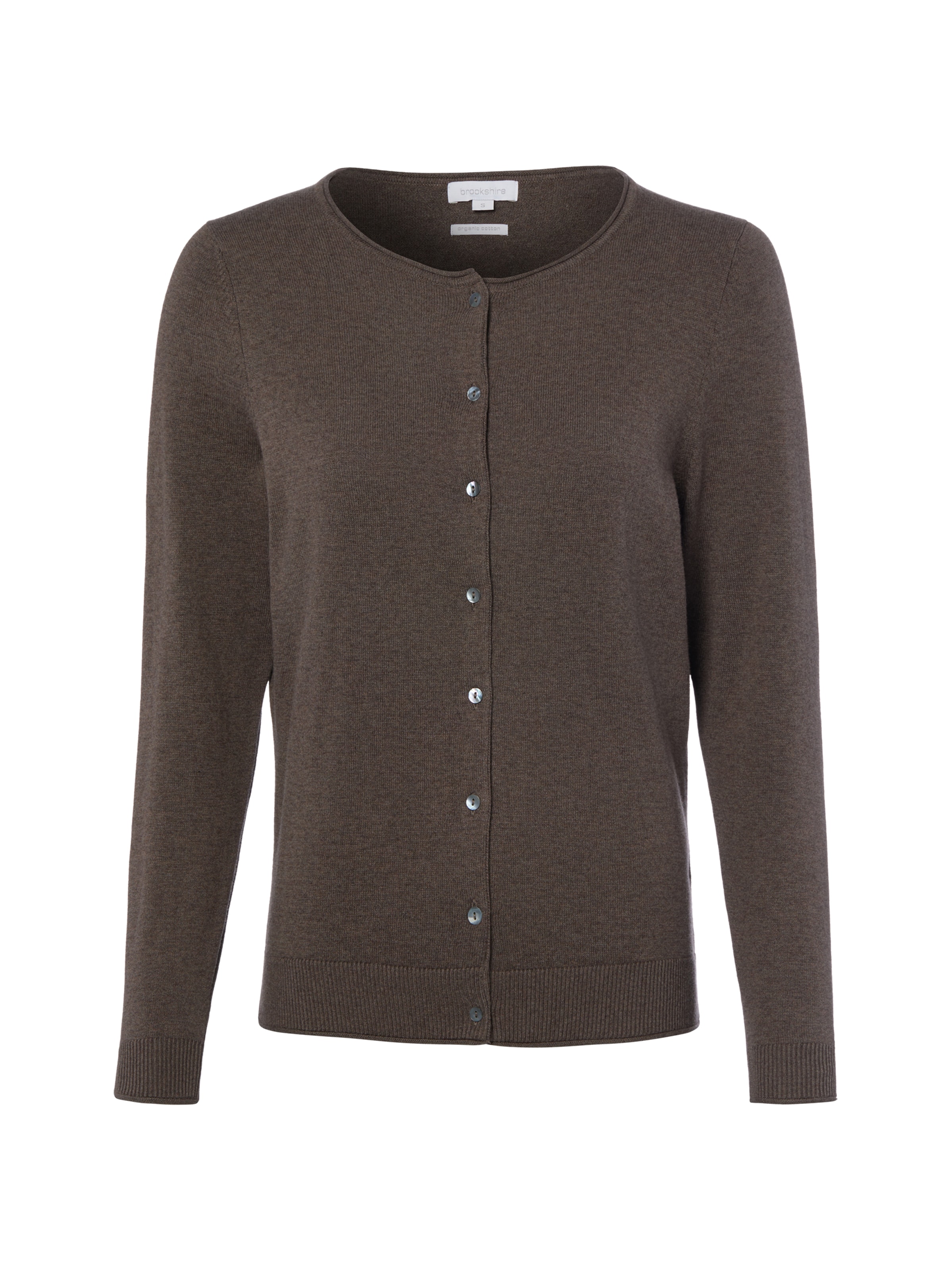 Brookshire Knit cardigan in Brown: front