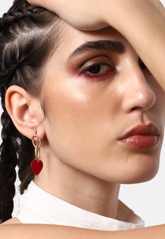 SOHI Ohrringe 'Jayne' in Rot