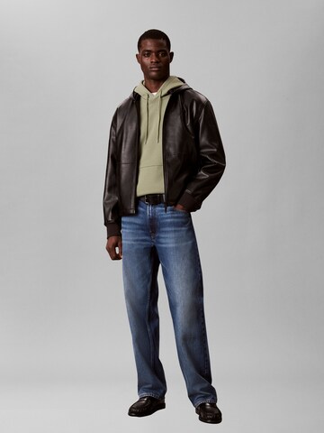 Calvin Klein Jeans Свитшот в Зеленый