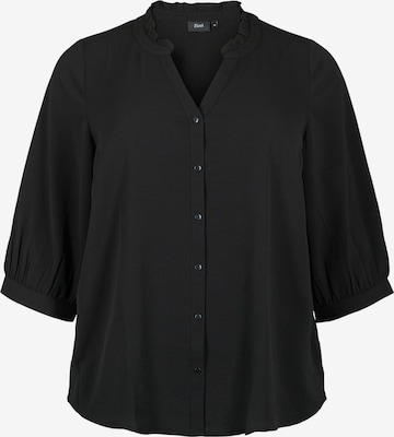 Zizzi - Blusa 'VANNI' en negro: frente