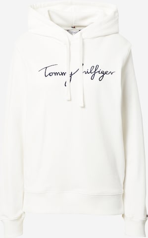 Sweat-shirt TOMMY HILFIGER en beige : devant