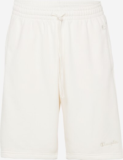 Pantaloni Champion Authentic Athletic Apparel di colore bianco lana, Visualizzazione prodotti