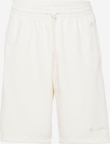 Regular Pantaloni de la Champion Authentic Athletic Apparel pe alb: față