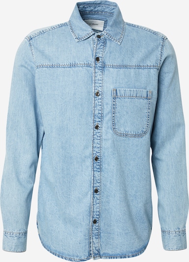 Marškiniai iš s.Oliver, spalva – tamsiai (džinso) mėlyna, Prekių apžvalga