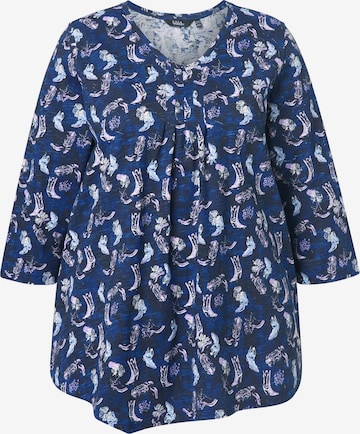 Ulla Popken Shirt in Blau: Vorderseite