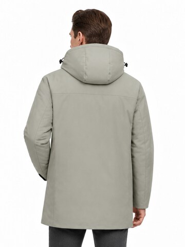 ALLTHEMEN Winter Jacket 'Nordlicht' in Green