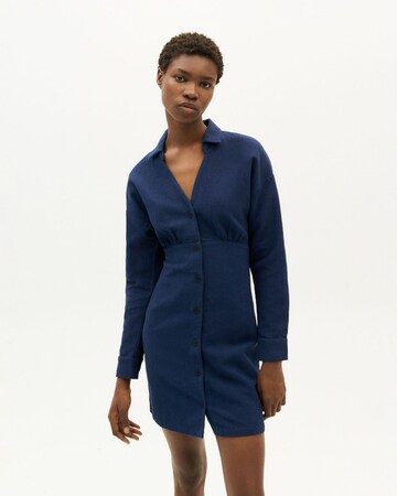 Thinking MU Blousejurk 'Pina' in Blauw: voorkant