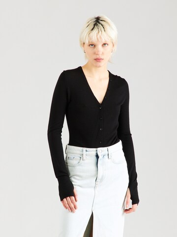 Calvin Klein Κορμάκι-μπλουζάκι σε μαύρο: μπροστά