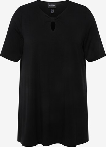 T-shirt Ulla Popken en noir : devant