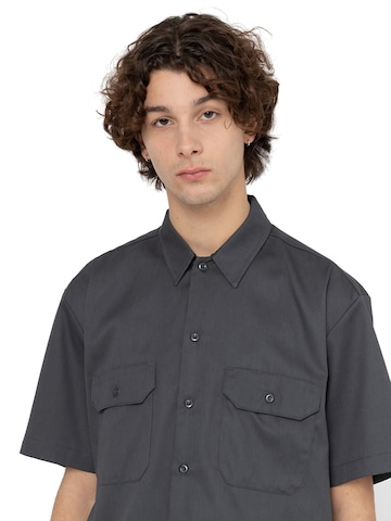 DICKIES Comfort Fit Shirt 'work shirt' in Grau