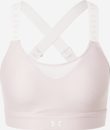 UNDER ARMOUR Sport-BH in Pink: front