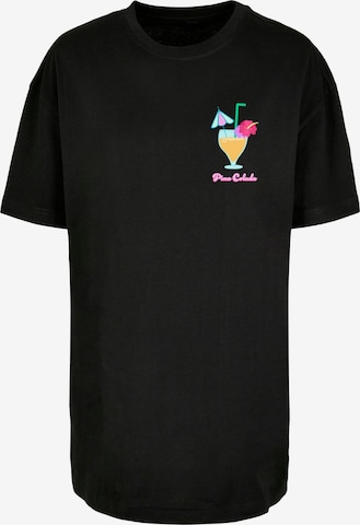 Merchcode Shirt 'Pina Colada' in Schwarz: predná strana