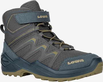 LOWA Boots 'Maddox Warm GTX Mid Jr' in Grey: front