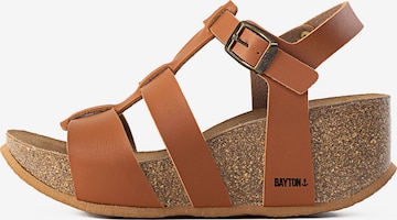 Bayton Sandal 'Majorque' i brun: framsida