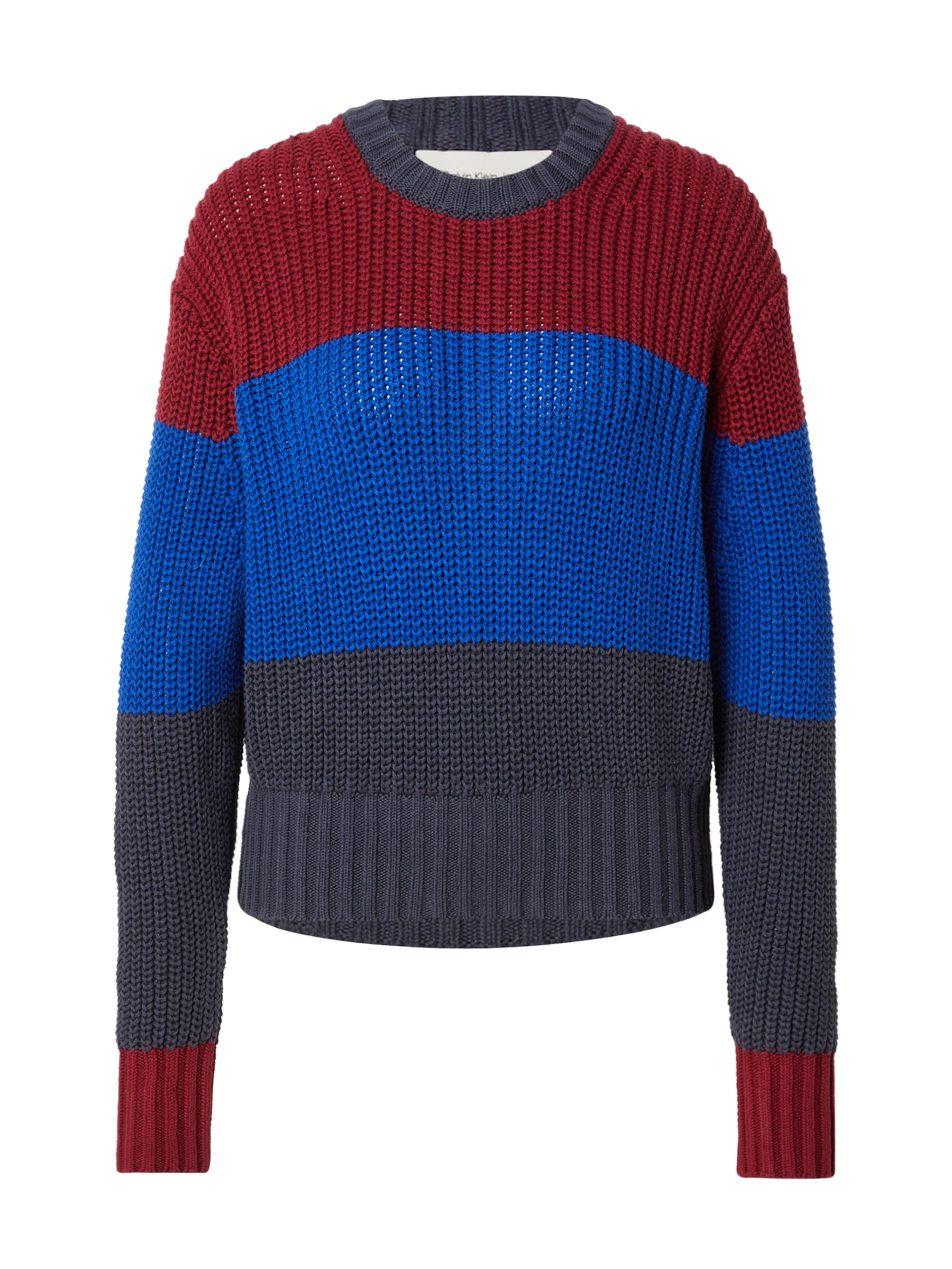 Pull-over Calvin Klein Jeans en bleu : devant