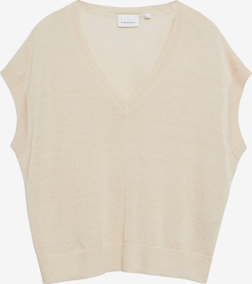 Pull-over COMMA en beige : devant