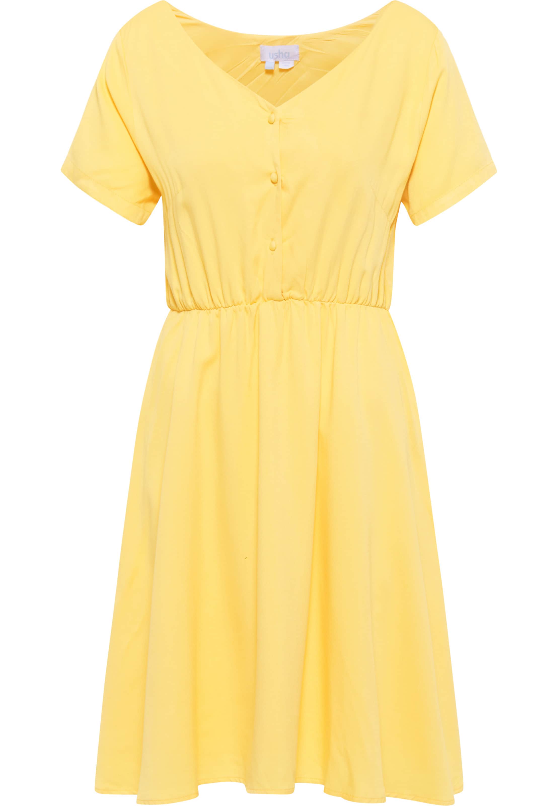 usha BLUE LABEL Φόρεμα σε κίτρινο: μπροστά