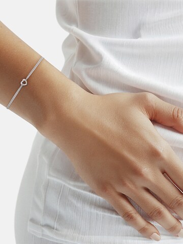 Glanzstücke München Armband in Grijs: voorkant