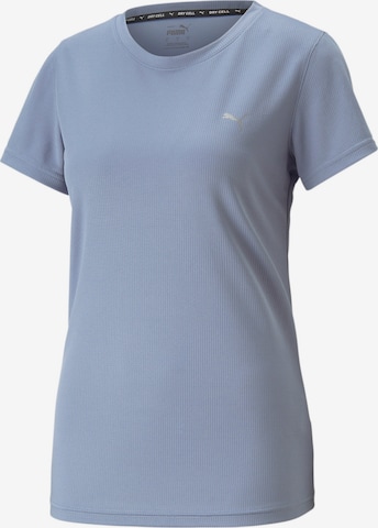 T-shirt fonctionnel PUMA en bleu : devant