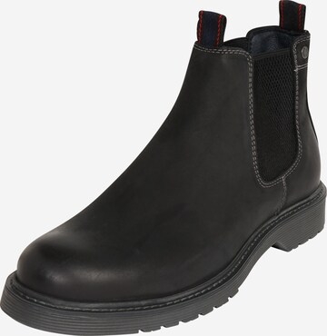 JACK & JONES Chelsea boots 'Leyton' in Zwart: voorkant