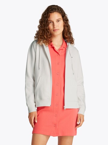 Veste de survêtement Tommy Jeans en blanc : devant