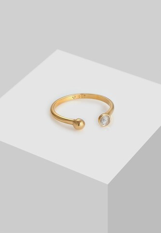 ELLI Ring Edelstein Ring, Kugel in Gold