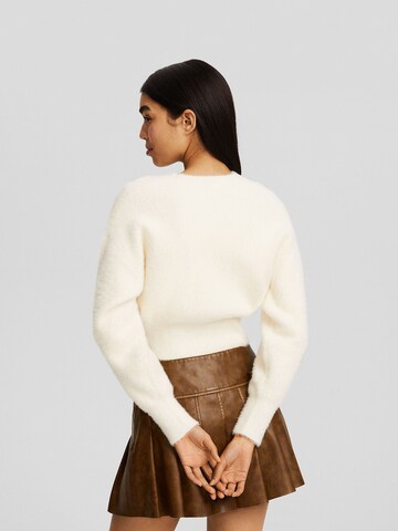 Bershka Sweater in Beige