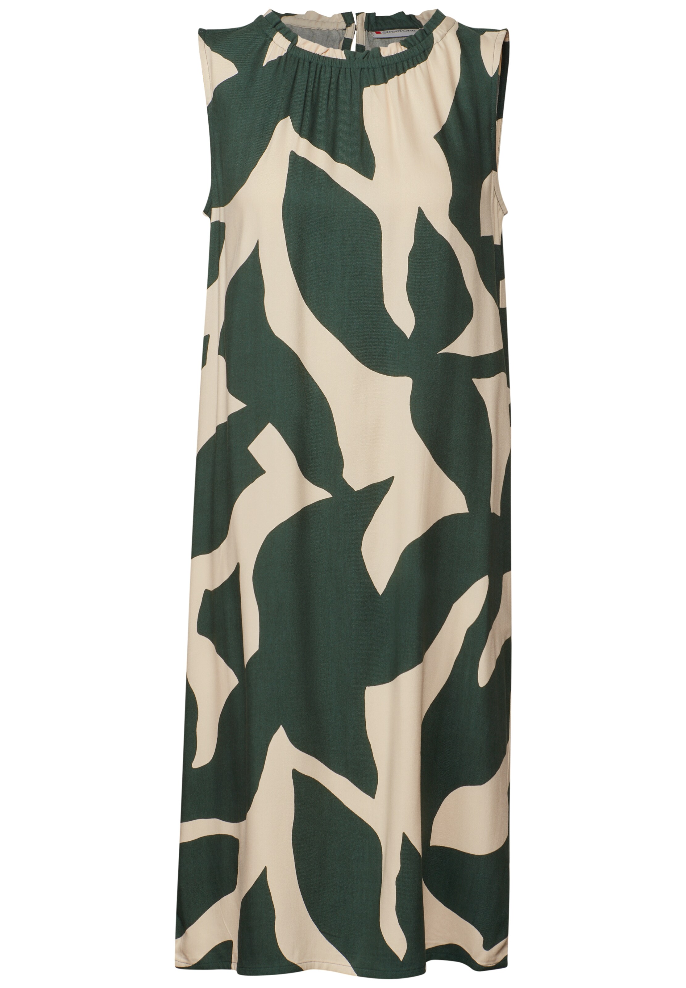 STREET ONE Summer Dress in Green: front