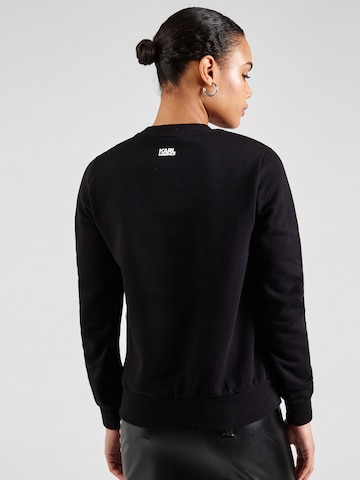 Karl Lagerfeld Sweatshirt 'STACK' in Schwarz