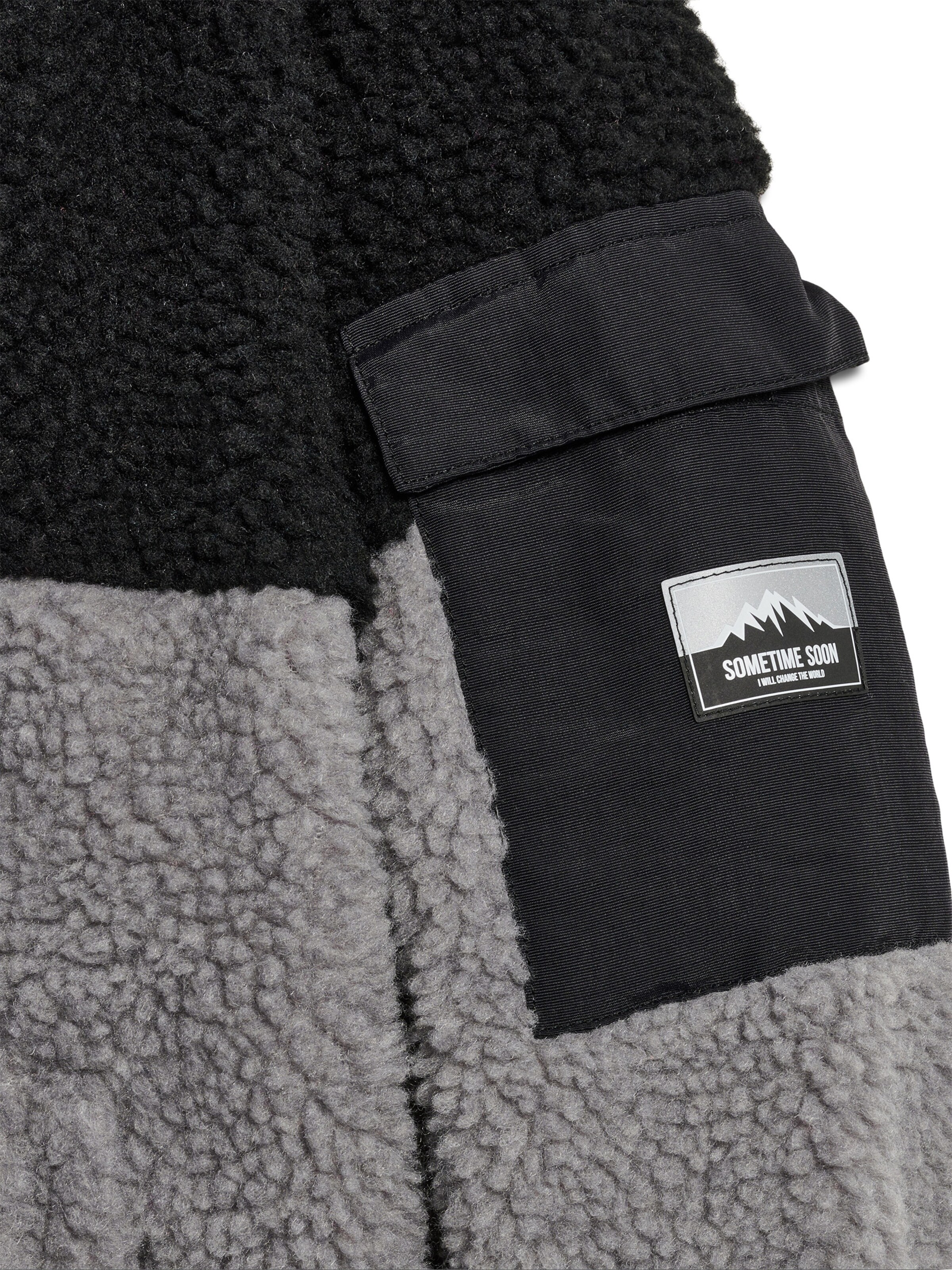 SOMETIME SOON Fleecejakke 'Fusion' i blandingsfarvet