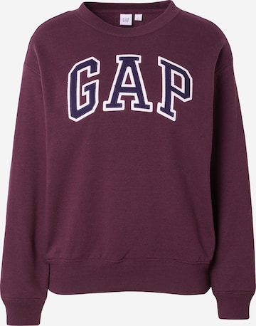 GAP Sweatshirt HERITAGE in Aubergine ABOUT YOU