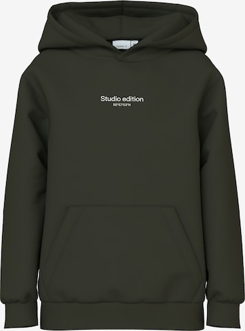 NAME IT Sweatshirt 'Brody' i grön: framsida