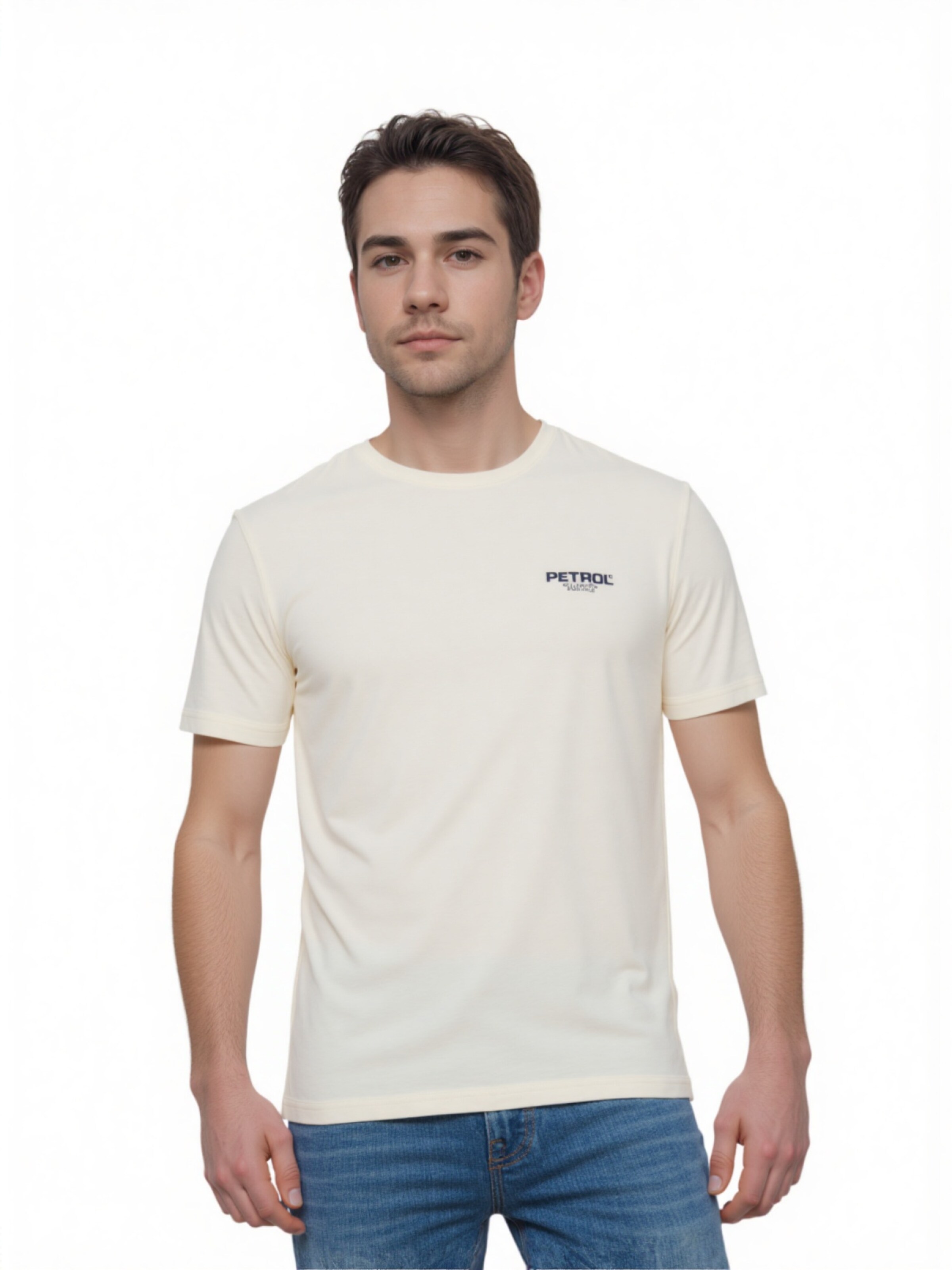 Petrol Industries Shirt in Grijs: voorkant