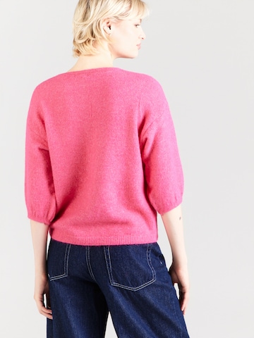 Hailys Gebreid vest 'La44tifa' in Roze