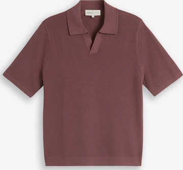 Pull-over TOM TAILOR DENIM en rouge : devant