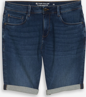 TOM TAILOR Regular Farkut 'JOSH' värissä sininen: etupuoli