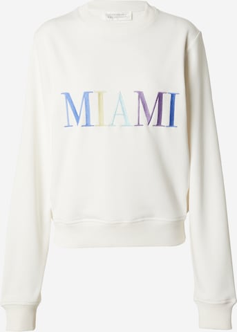 Guido Maria Kretschmer Women Sweatshirt 'Miami' i beige: framsida