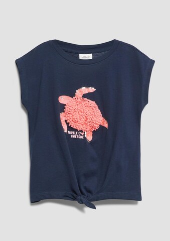 s.Oliver Shirt in Blue: front