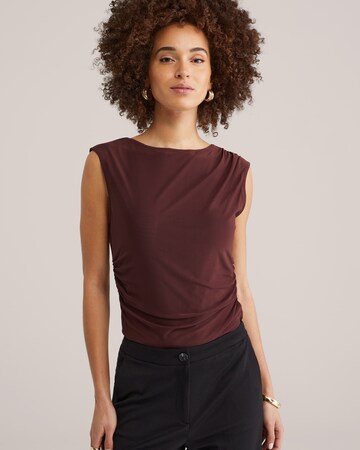 WE Fashion Top - piros: elől