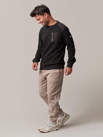 Sweat-shirt 'Meteor' Deeluxe en noir