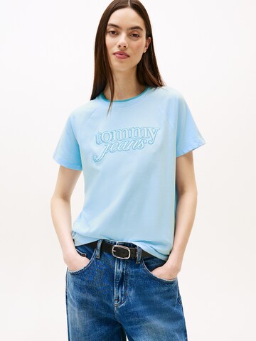 Tommy Jeans Shirt in Blauw: voorkant